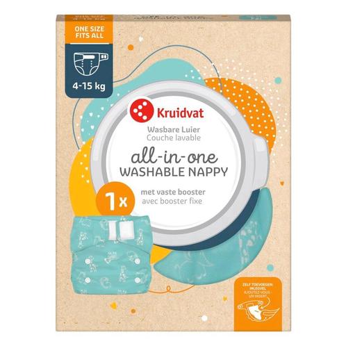 Kruidvat All-in-one Wasbare Luier, Kinderen en Baby's, Overige Kinderen en Baby's, Nieuw, Verzenden