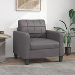 vidaXL Fauteuil 60 cm kunstleer grijs, Eenpersoons, Verzenden, Nieuw, Leer