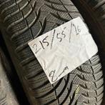 2 x Michelin Alpin A4 215-55-16 Winterbanden 8mm, Auto-onderdelen, Banden en Velgen, 16 inch, Band(en), Personenwagen, Gebruikt