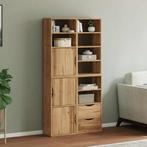 vidaXL Bijzetkasten 4 st ODDA 40x24x79 cm massief grenenhout, Verzenden, Nieuw, Grenenhout