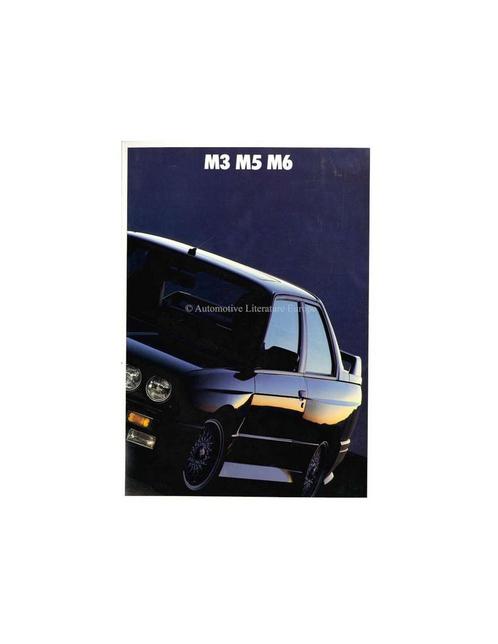 1988 BMW M3 M5 M6 BROCHURE ENGELS (USA), Boeken, Auto's | Folders en Tijdschriften, BMW