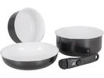 Bo-Camp Expedition - Pannenset - 4-Delig - Inductie - Zwart, Caravans en Kamperen, Kampeeraccessoires, Verzenden, Nieuw