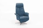 Relaxfauteuil Delfgauw - relaxfauteuils - Blauw, Huis en Inrichting, Stoelen, Nieuw, Blauw, Stof