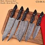 Keukenmes - Chefs knife - gevouwen staal , hars - Noord