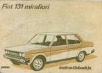 1975 Fiat 131 Mirafiori Instructieboekje Nederlands, Verzenden