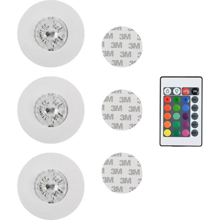 Benson LED disco party licht - RGB LED - afstandsbedienin..., Tuin en Terras, Buitenverlichting, Nieuw, Ophalen of Verzenden