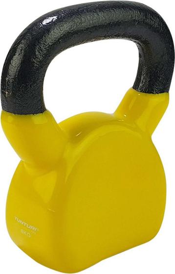 Tunturi Kettlebell - Vinyl - Gewicht - 6kg - Geel beschikbaar voor biedingen