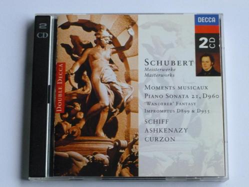 Schubert - Moments Musicaux / Schiff, Ashkenazy (2 CD), Cd's en Dvd's, Cd's | Klassiek, Verzenden