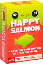 Happy Salmon - Party Spel | Exploding Kittens -, Hobby en Vrije tijd, Gezelschapsspellen | Bordspellen, Nieuw, Verzenden