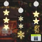 Kerstverlichting Raam Kerstman, Sneeuwvlokken, Sterren -, Diversen, Kerst, Verzenden, Nieuw
