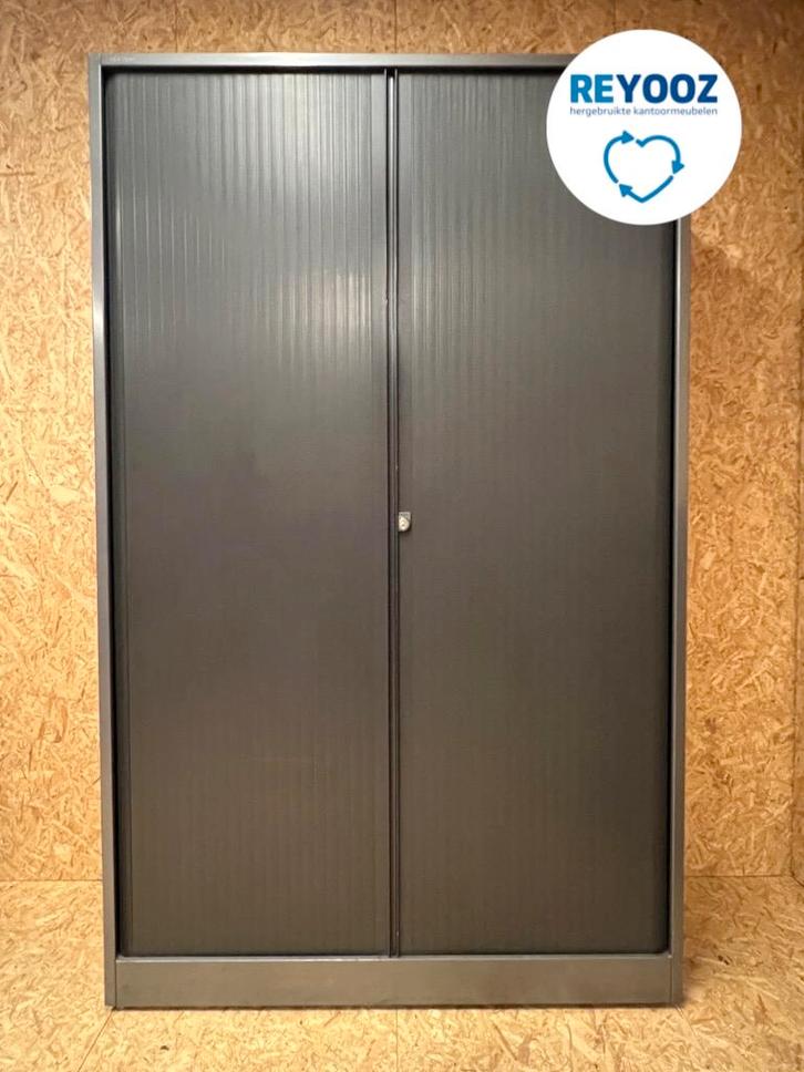Ahrend roldeurkast - 195x120x45cm - antracietgrijs met z..., Zakelijke goederen, Kantoor en Winkelinrichting | Kantoormeubilair en Inrichting