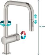 GROHE Minta keukenkraan - Met uittrekbare handdouche - 2, Verzenden, Zo goed als nieuw