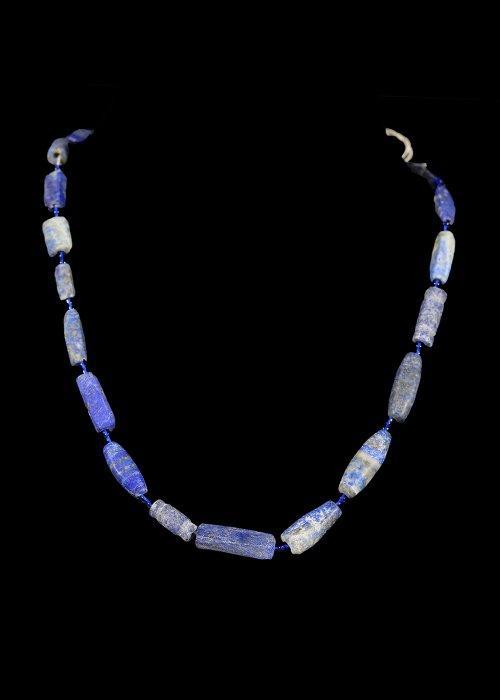 West-Aziatisch Lapis Lazuli Kralenketting (Zonder, Antiek en Kunst, Antiek | Overige Antiek