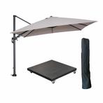 Garden Impressions Hawaii zweefparasol 300x300 cm carbon, Verzenden, Nieuw
