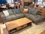 OUTLET | Het Anker | Kreta hoekbank | Microleder | Grijs, Huis en Inrichting, Nieuw, Leer, Industrieel
