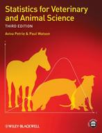 9780470670750 Statistics For Veterinary And Animal Science, Verzenden, Zo goed als nieuw, Aviva Petrie