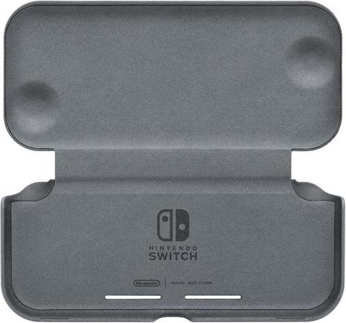 Nintendo Switch Lite Flip Cover - Grijs, Spelcomputers en Games, Spelcomputers | Overige Accessoires, Verzenden
