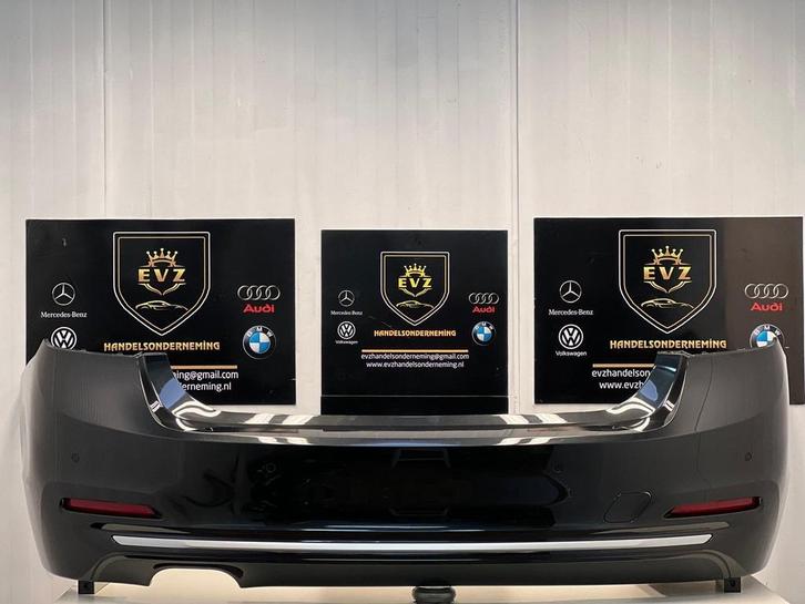 BMW 3-serie achterbumper PDC 6 bj.2018 kleur metallic zwart, Auto-onderdelen, Carrosserie en Plaatwerk, Gebruikt, BMW, Achter