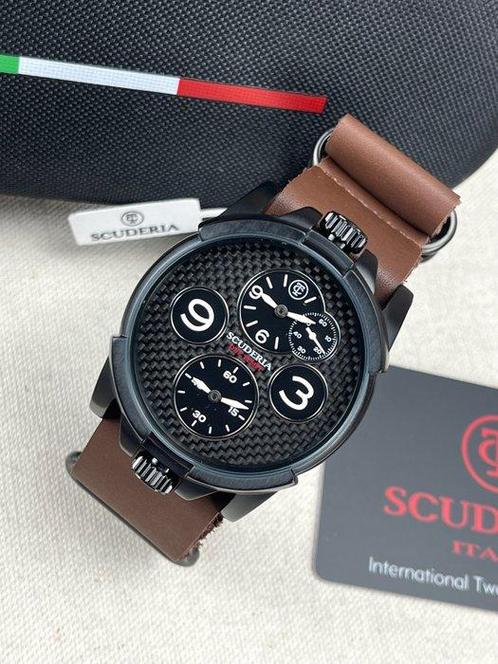 CT Scuderia - Due Tempi / Dual Time Cafe Racer Bullhead -, Sieraden, Tassen en Uiterlijk, Horloges | Heren