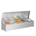 GGM Gastro | Specerijen etagère 5x GN 1/6 | GAH516 | GAH516, Verzenden