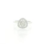 Ring - 18 karaat Witgoud - 0.39ct. tw. Diamant (Natuurlijk), Nieuw