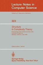 Structure in Complexity Theory : Proceedings of. Selman, L.., Verzenden, Zo goed als nieuw, Selman, Alan L.