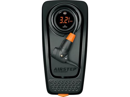 Sks Voetpomp Airstep Digi Manometer 7 Bar Aluminium Zwart, Huis en Inrichting, Woonaccessoires | Overige, Zo goed als nieuw, Verzenden