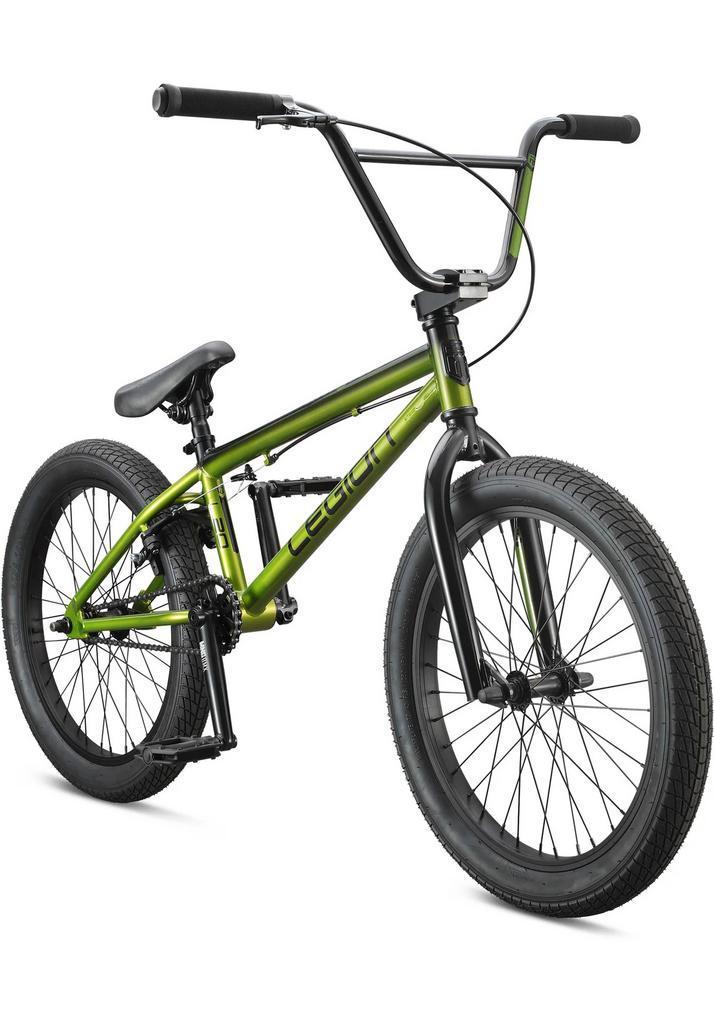 BMX Bike BMX freestyle mongoose legion L20 green 20 inch, Fietsen en Brommers, Fietsen | Crossfietsen en BMX, Voetsteunen, 16 tot 20 inch