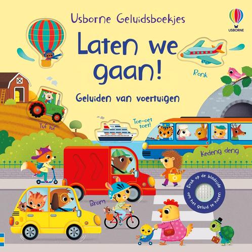 Laten we gaan! / Usborne geluidsboekjes 9781801314619, Boeken, Overige Boeken, Gelezen, Verzenden