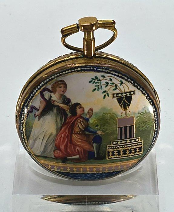 Fs Deroches Geneve - Feine Lepine Spindeluhr -, Sieraden, Tassen en Uiterlijk, Horloges | Heren