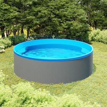 vidaXL Splasher pool 350x90 cm grijs beschikbaar voor biedingen