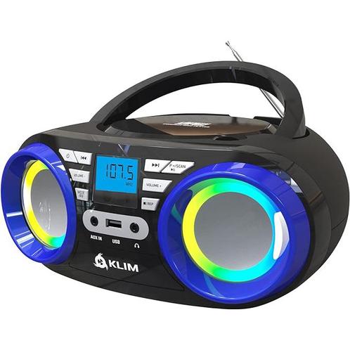 KLIM Boombox / radio met CD-speler en bluetooth - FM MP3, Audio, Tv en Foto, Radio's, Verzenden