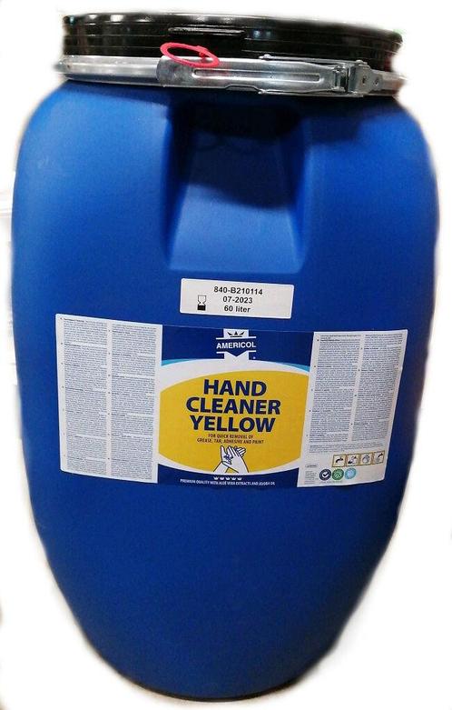 Garagezeep Americol geel met korrel Drum 60LTR Pro, Doe-het-zelf en Verbouw, Overige Doe-het-zelf en Verbouw, Nieuw, Verzenden