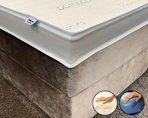 Bamboo exclusive topper HR55 koudschuim & Nasa Traagschuim, Huis en Inrichting, Slaapkamer | Matrassen en Bedbodems
