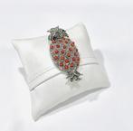 Zonder Minimumprijs - Broche Zilver Koraal, Sieraden, Tassen en Uiterlijk, Antieke sieraden