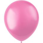 Roze Ballonnen Metallic Bubblegum Pink 33cm 10st, Verzenden, Nieuw
