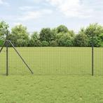 vidaXL Euro Hek Grijs 1.2x10 m Staal, Verzenden, Nieuw