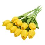 Kunst Boeket - Tulpen Zijden Bloemen Tulp Luxe Boeketten, Verzenden, Nieuw