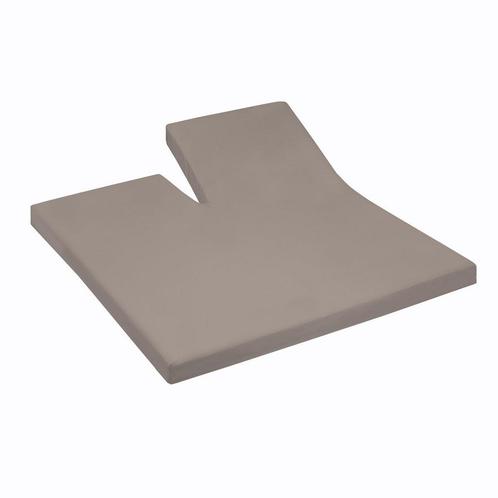 Cinderella Topper hoeslaken enkele split jersey taupe, Huis en Inrichting, Slaapkamer | Beddengoed
