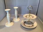 Wedgwood - Kandelaar (3) - Porselein - Kandelaar en etagère, Antiek en Kunst