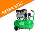 ACTIE! Stille Compressor 24/8 | Onderhoudsvrije compressor, Doe-het-zelf en Verbouw, Compressors, Geluidgedempt, 6 tot 10 bar