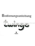 1999 RENAULT TWINGO INSTRUCTIEBOEKJE DUITS, Auto diversen, Handleidingen en Instructieboekjes