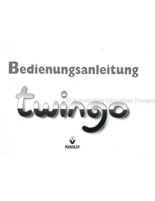 1999 RENAULT TWINGO INSTRUCTIEBOEKJE DUITS, Auto diversen, Handleidingen en Instructieboekjes