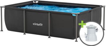 VirtuFit rechthoekig zwembad - 260x180 cm -inclusief filter beschikbaar voor biedingen