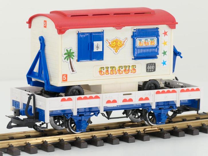 LGB 4037 Circus kassa wagen, Metallrader (Goederenwagons), Hobby en Vrije tijd, Modeltreinen | Overige schalen, Overige typen