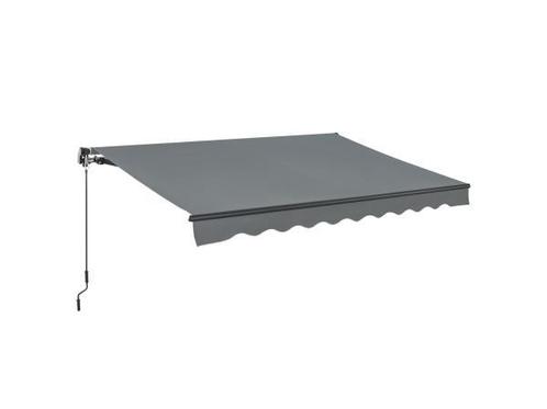 Veiling - Zonnescherm / Luifel - 300 x 250 cm - Donkergrijs, Caravans en Kamperen, Voortenten en Luifels