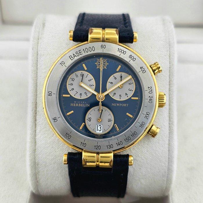 Michel Herbelin - Newport Double Chronograph - Zonder, Sieraden, Tassen en Uiterlijk, Horloges | Heren