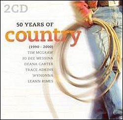 cd - Various - 50 Years Of Country (1990-2000), Cd's en Dvd's, Cd's | Overige Cd's, Zo goed als nieuw, Verzenden