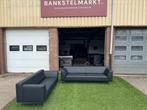 Rolf Benz Linea zwart leren design banken in Nieuwe staat, Huis en Inrichting, Design, Rechte bank, Vierpersoons of meer, Leer