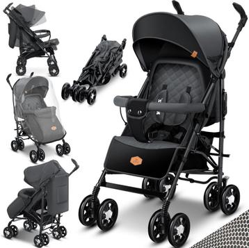 KIDIZ® Kinderwagen - Wandelwagen - Kinderbuggy - Antraciet ( beschikbaar voor biedingen